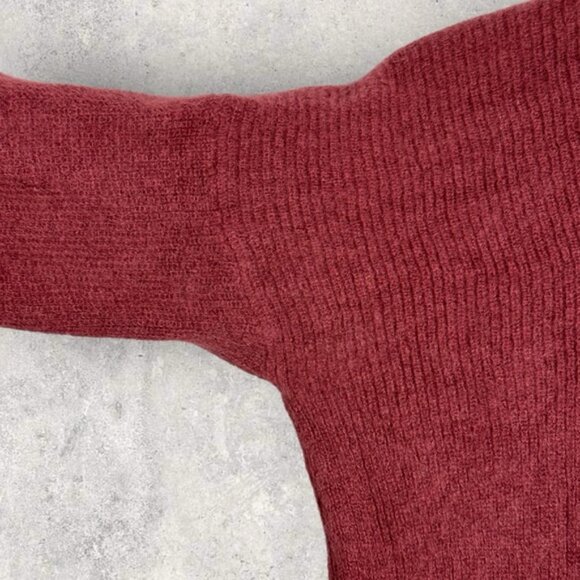 Sezane Willy Jumper Sweater Rosewood Pink Knit Baby Alpaca Italy Mohair Size S - Picture 12 of 15